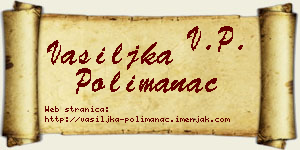 Vasiljka Polimanac vizit kartica